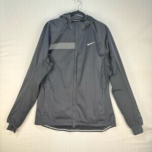 Nike Dri-Fit Stormfit Element Running Jacket Black Shield Max Men's Size Large